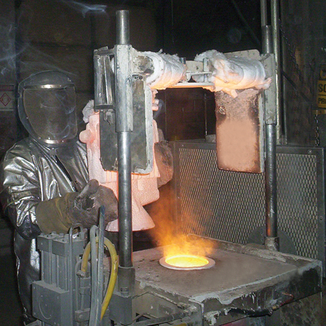 Inductotherm Rollover Furnace